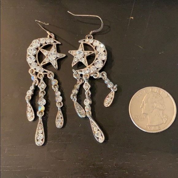 Blingy Gorgeous sun & stars earrings - Picture 4 of 6